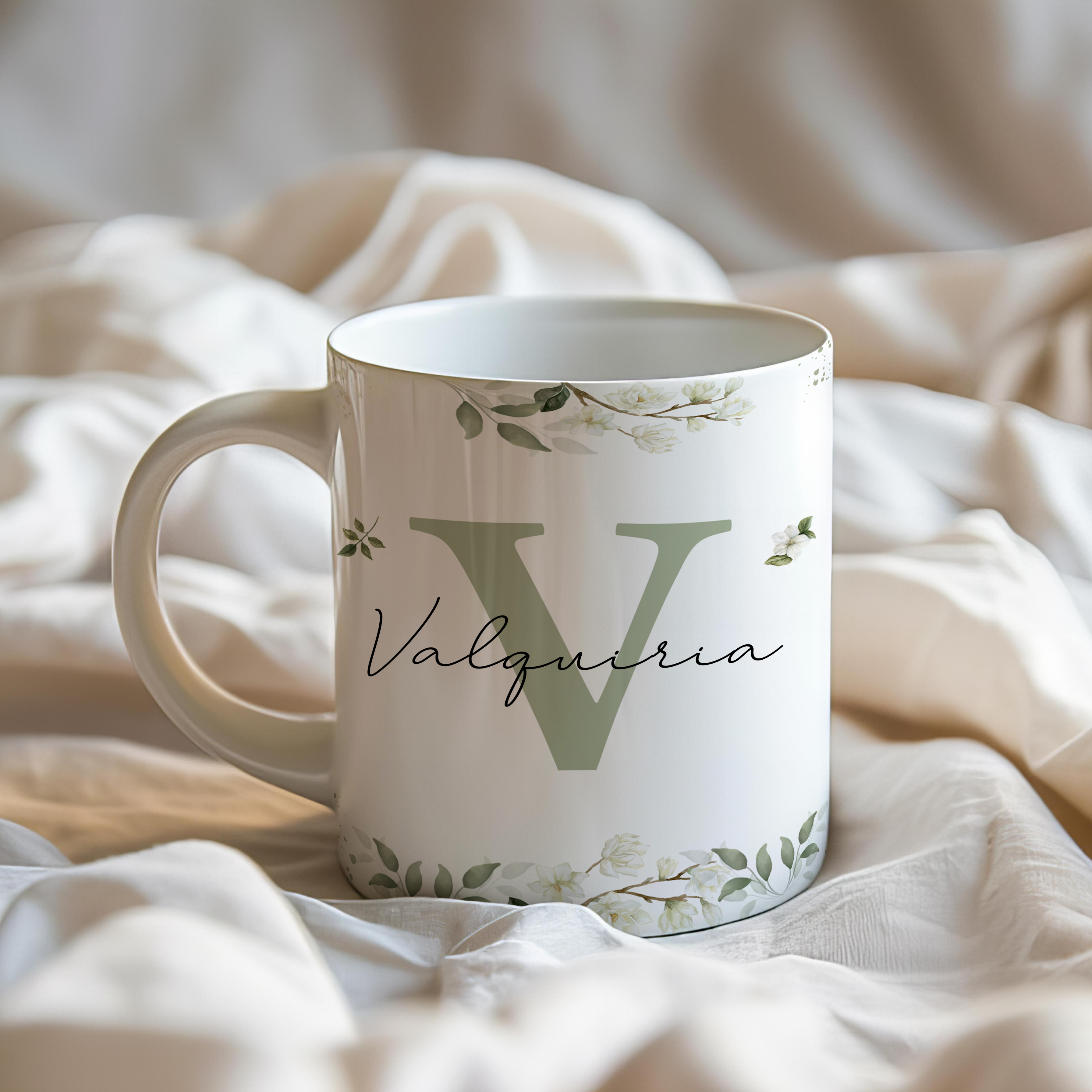 Caneca Minimalista: Inicial & Nome Próprio